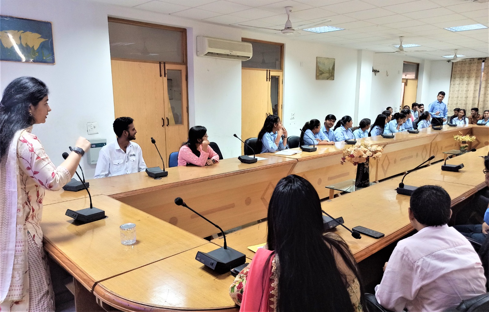 Top commerce college organizing expert guest lecture for M Com students.